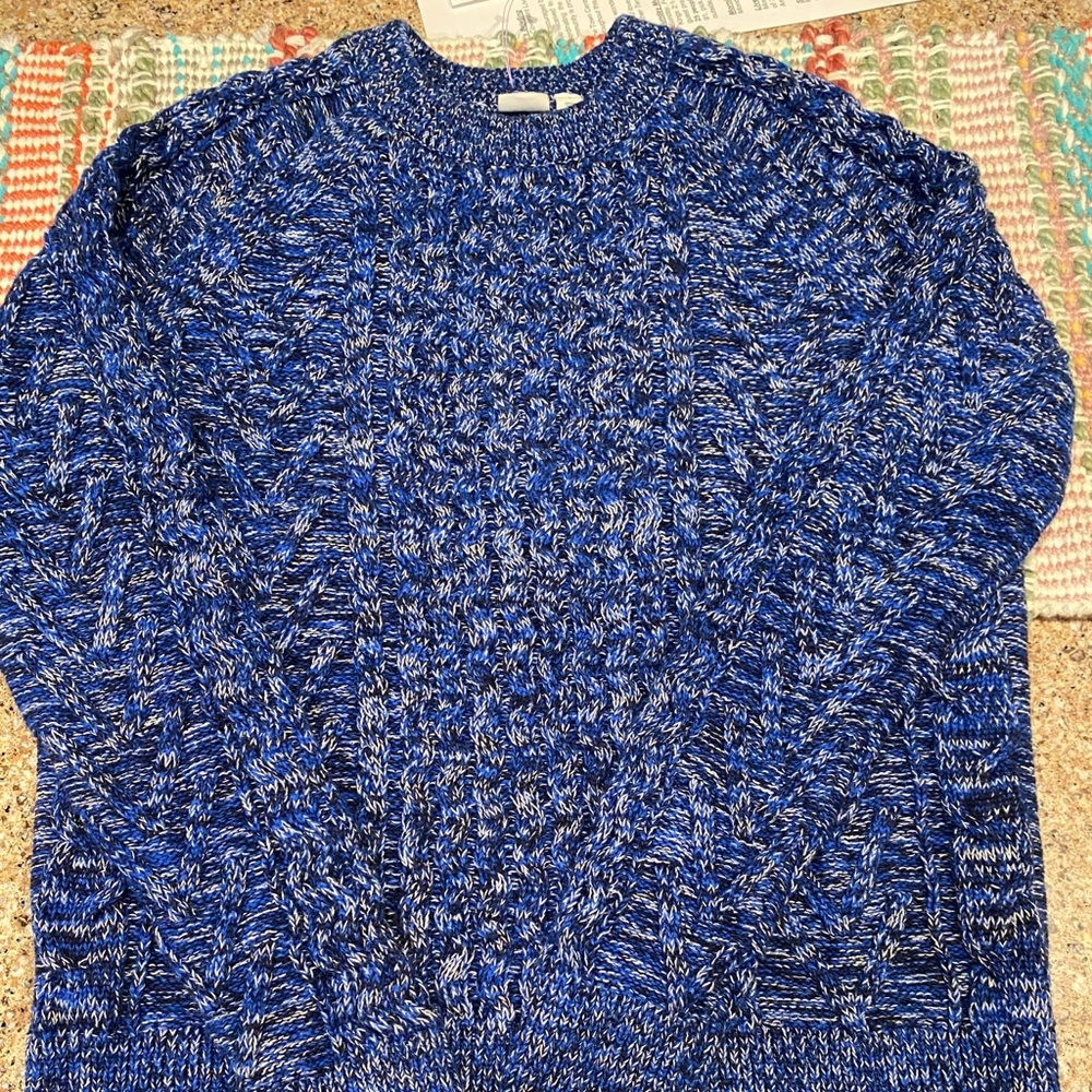 Thick knitted sweater